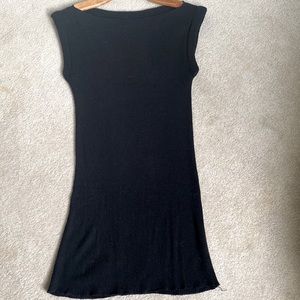 Inhabit black ribbed tunic top or dress
